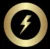 TheBoostify logo featuring a golden lightning bolt within a circular gold ring on a black background, symbolizing power, speed, and digital innovation.